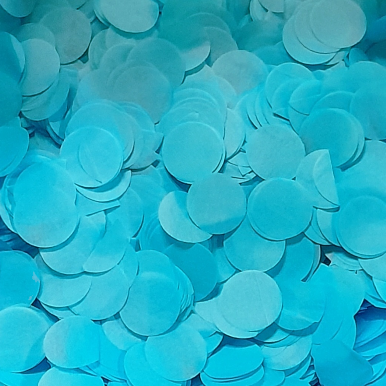 Biodegradable wedding confetti Blue Tissue Paper Confetti Circles
