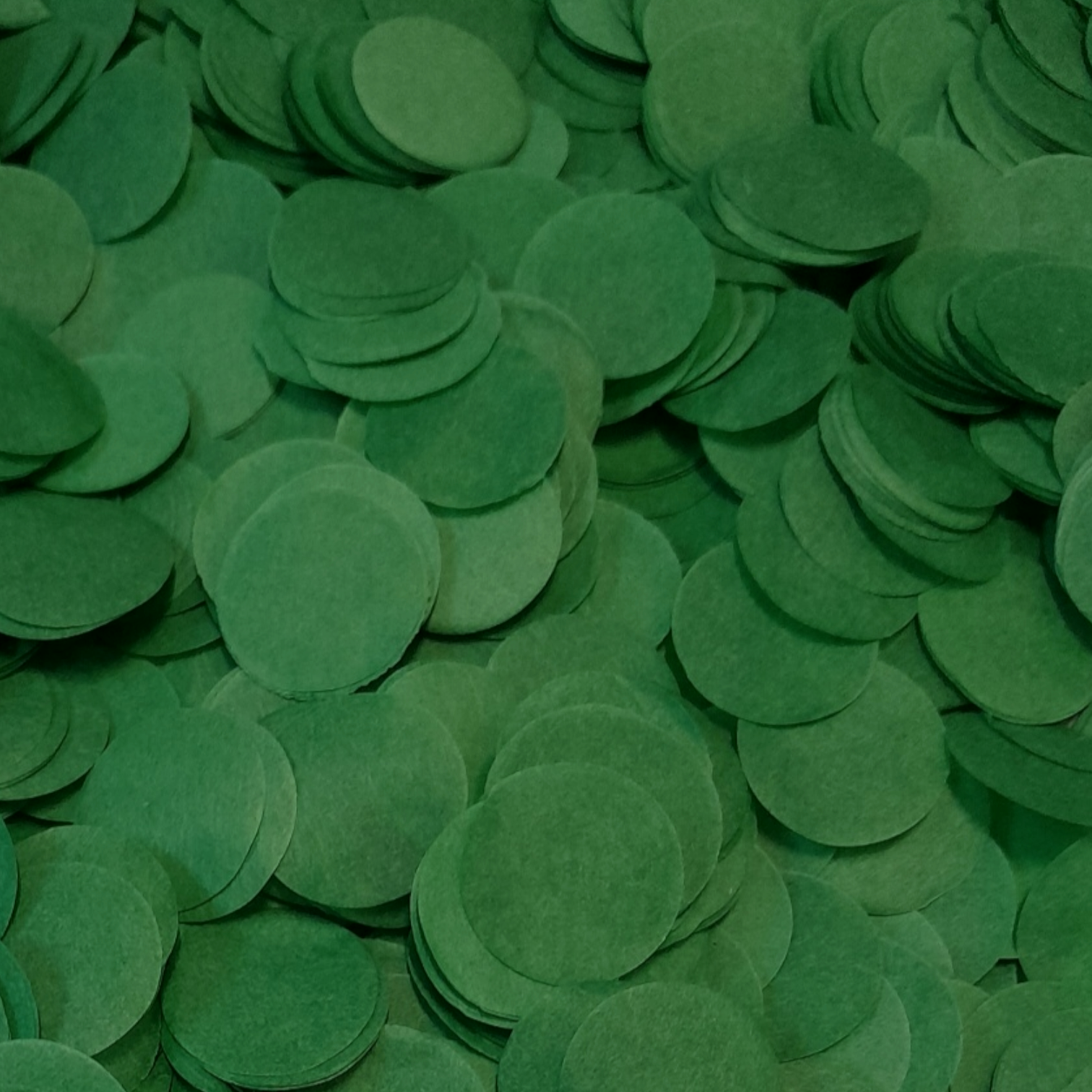 Biodegradable wedding confetti Green Tissue Paper Confetti Circles