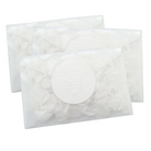 Biodegradable Wedding Confetti Envelope Bags & White Linen Embossed Sticker Set