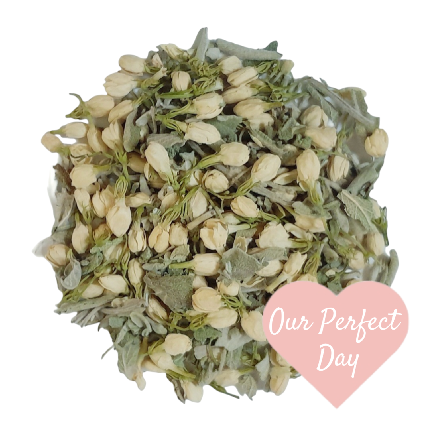 biodegradable flower petal confetti dried Jasmine Buds & Sage.