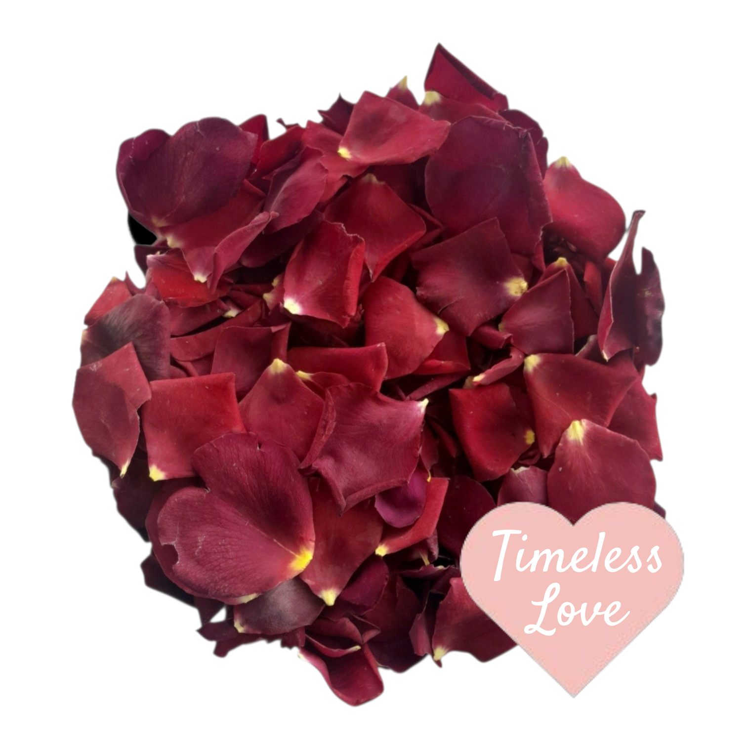 Burgundy Red Freeze Dried Rose Petals. wedding flower confetti