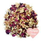 Dried Flower Petals. Red Rose Petals, Jasmine Petals, Jasmine Flowers and Jasmine Buds.