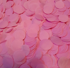 Pink Tissue Paper Confetti Circles - biodegradable wedding confetti