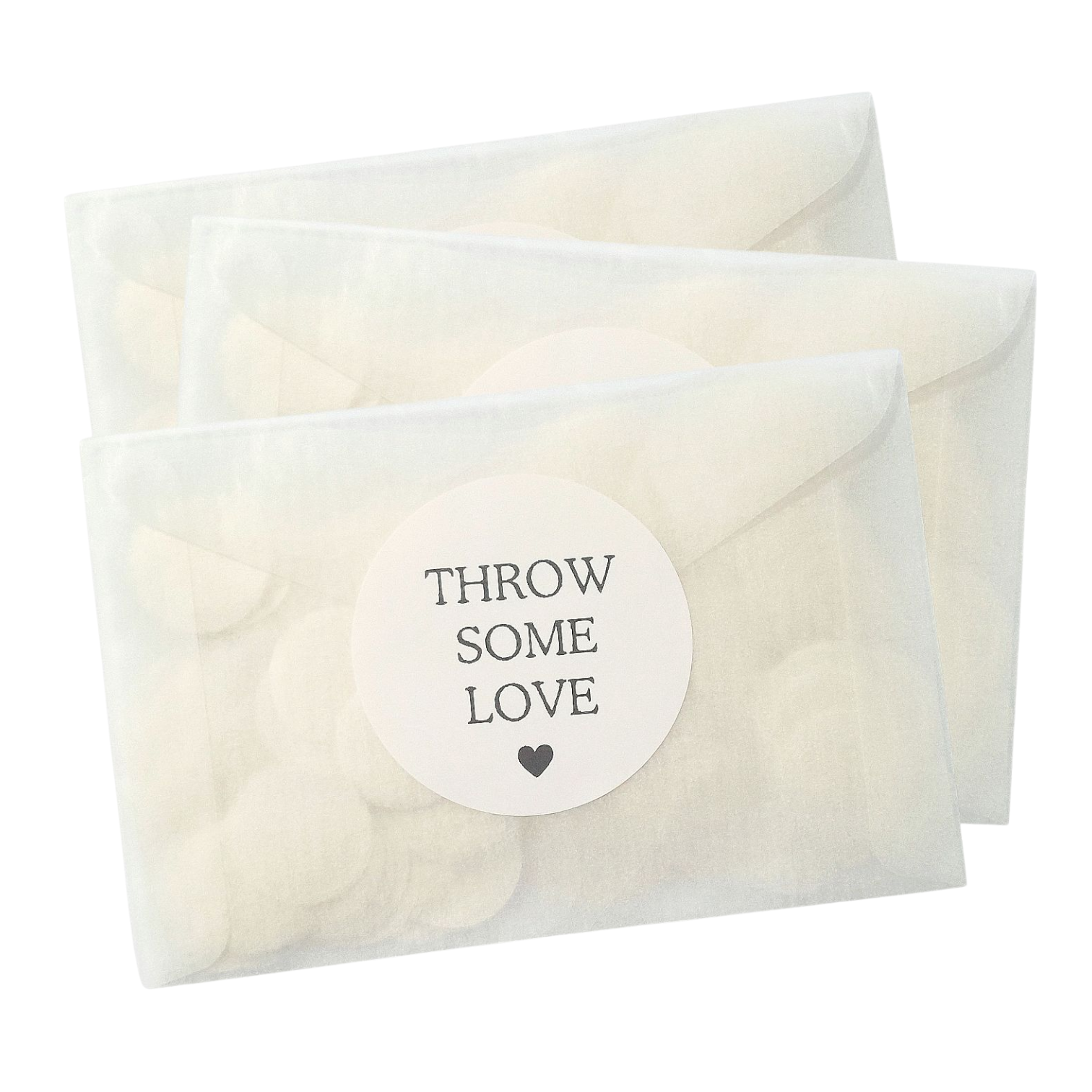 Biodegradable Confetti Bundle (Confetti, Confetti Bags & Stickers)