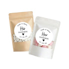 Wedding Favour Lolly Bags with Personalised HIS & HER Favourite Stickers