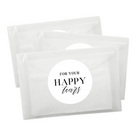 Wedding Favour Tissue Packets (For Your Happy Tears) Sticker Set