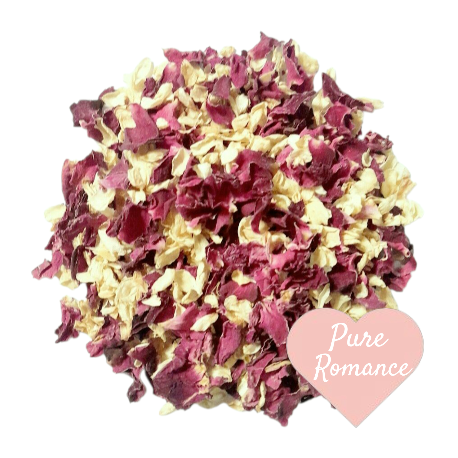 biodegradable wedding confetti. Dried Red Rose Petals and Jasmine Petals.