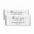 Personalised (Thank You) Wedding Favour Chocolate Bar Wrappers
