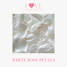 biodegradable wedding flower petal confetti real white rose petals 